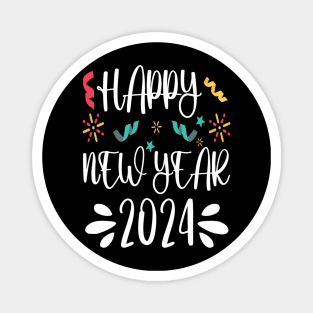 Happy New Year 2024 Magnet